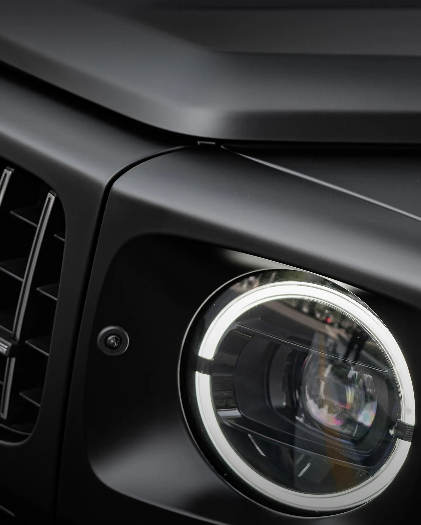 Mercedes G63 AMG, оклеенный пленкой MC Films LE23 Super Matte Black. View 1