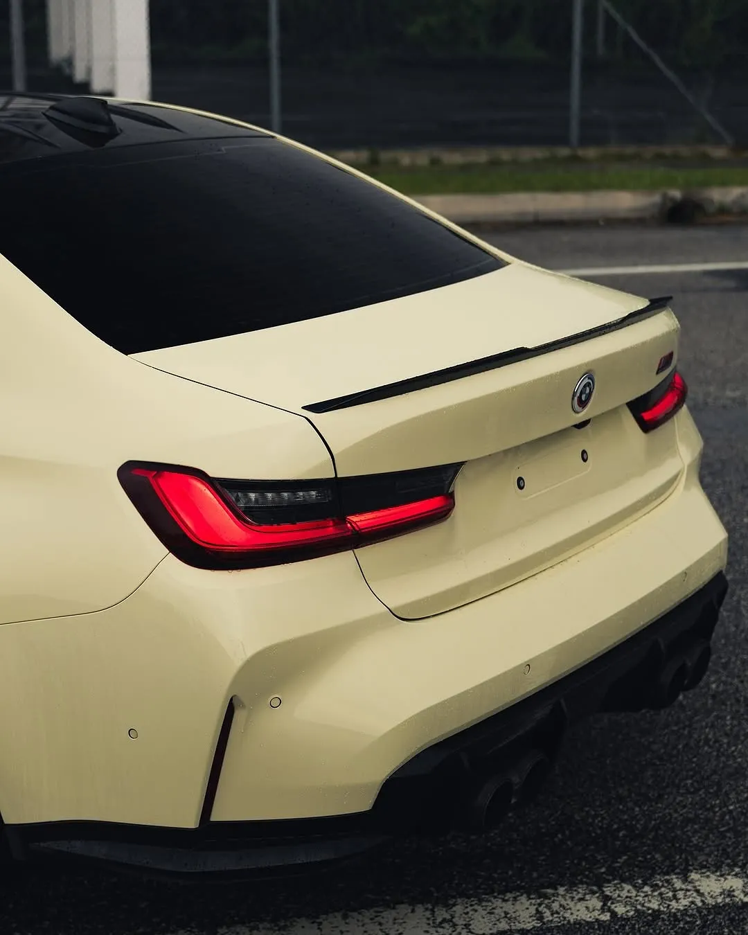 BMW G80 M3 wrapped in Inozetek Boring White color film. - изображение 4