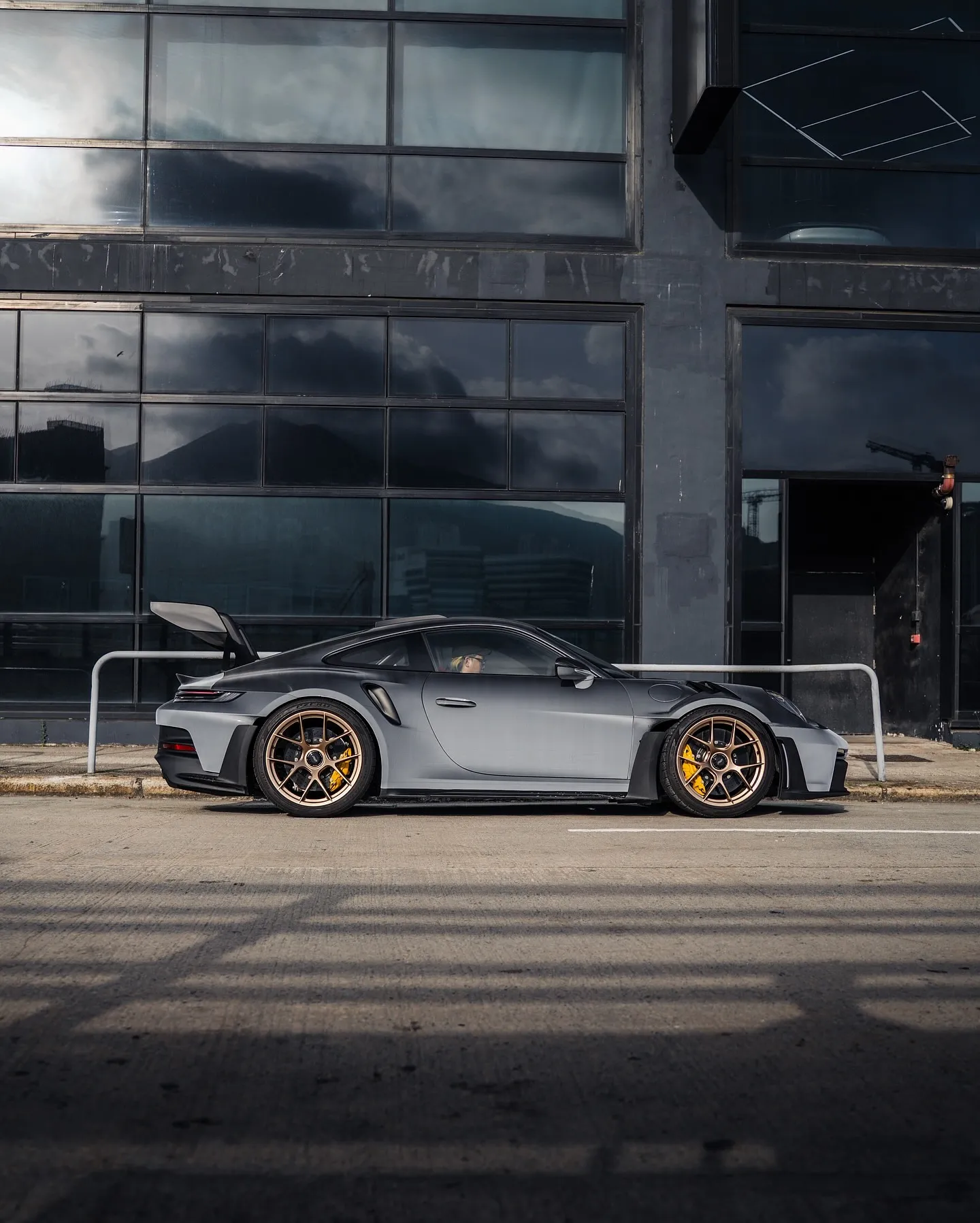 Porsche 992 GT3RS wrapped in Inozetek Gloss Eclipse Dynamic PPF