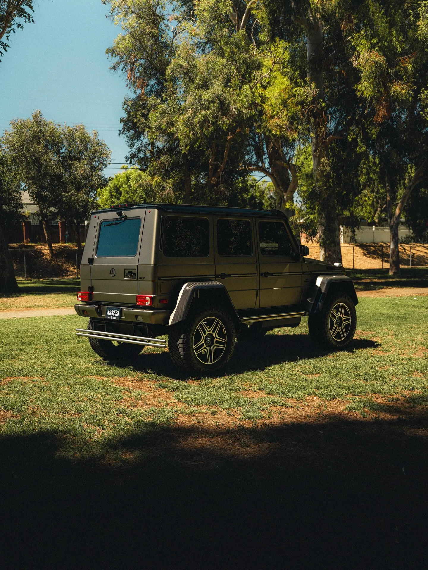 Mercedes-Benz G-Wagon wrapped in Inozetek Metallic Titanium. - изображение 5