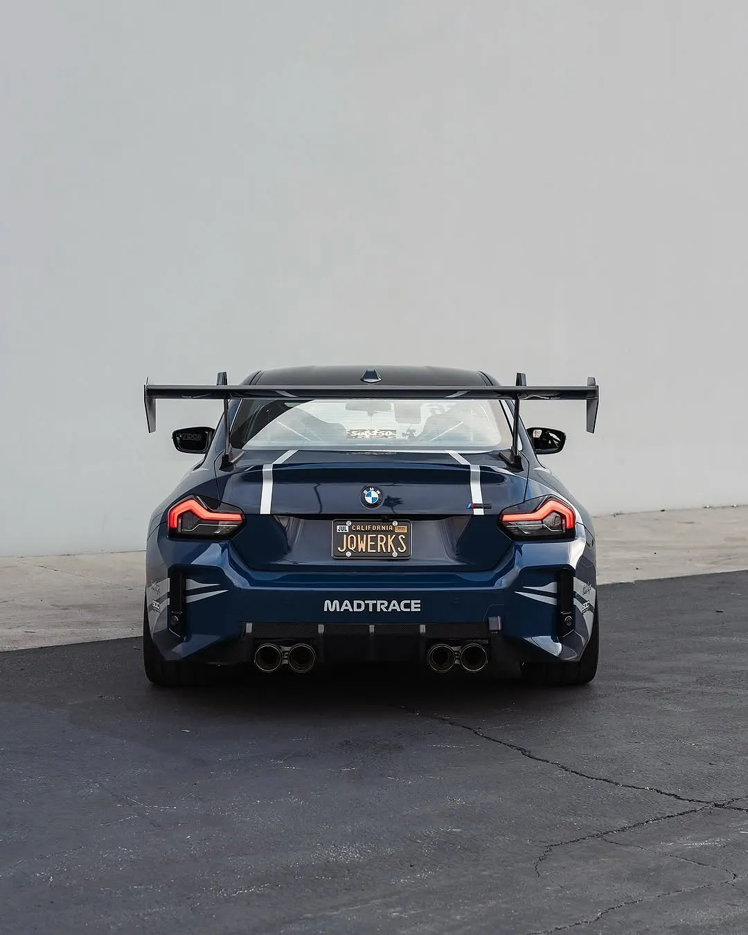 BMW G87 M2 wrapped in Inozetek Navy Blue film. - изображение 7