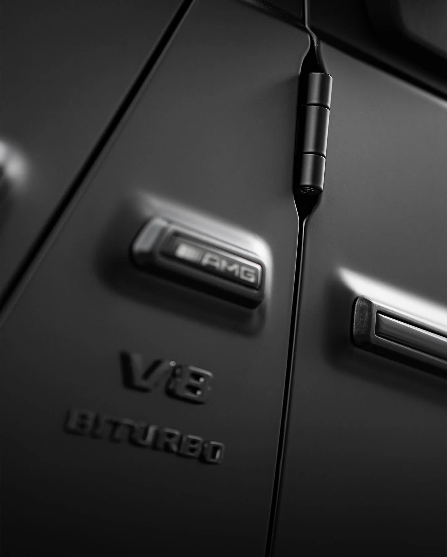 Mercedes G63 AMG, оклеенный пленкой MC Films LE23 Super Matte Black. View 2