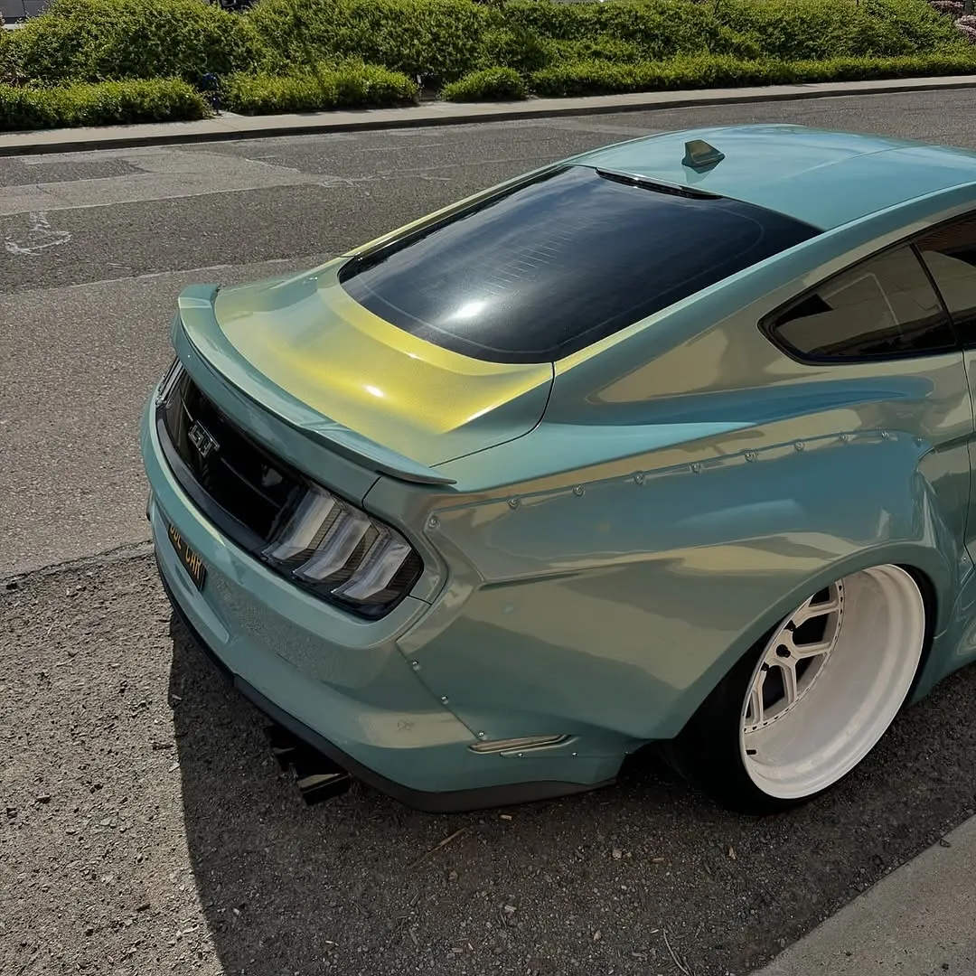 Ford Mustang wrapped in Inozetek Pearl Urban Bamboo film. - изображение 4