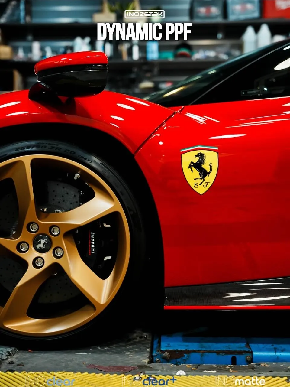 Ferrari Monza SP3 protected with Inozetek InoClear PPF Clear Gloss - изображение 7