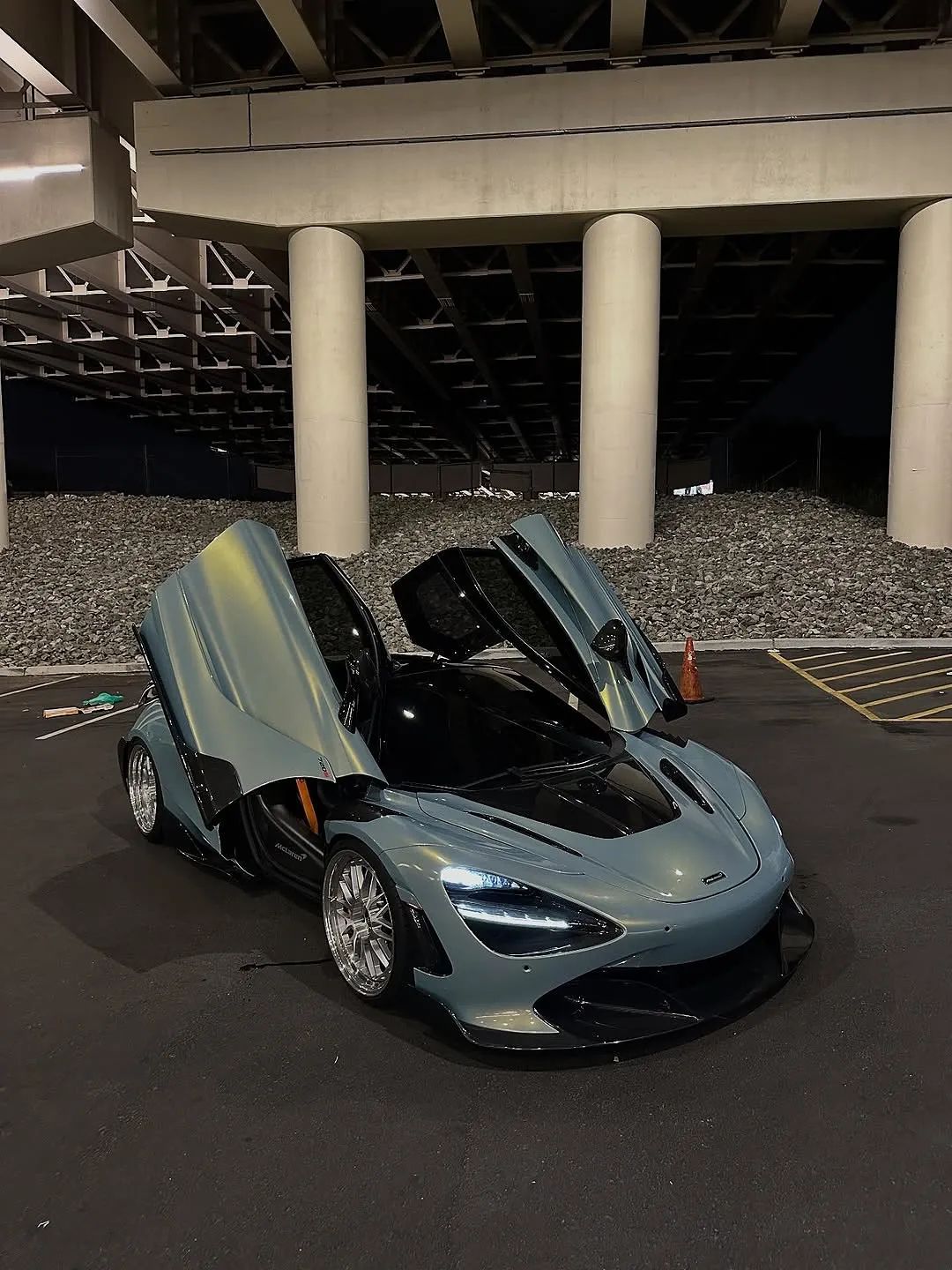 McLaren 720S wrapped in Inozetek Pearl Urban Bamboo.