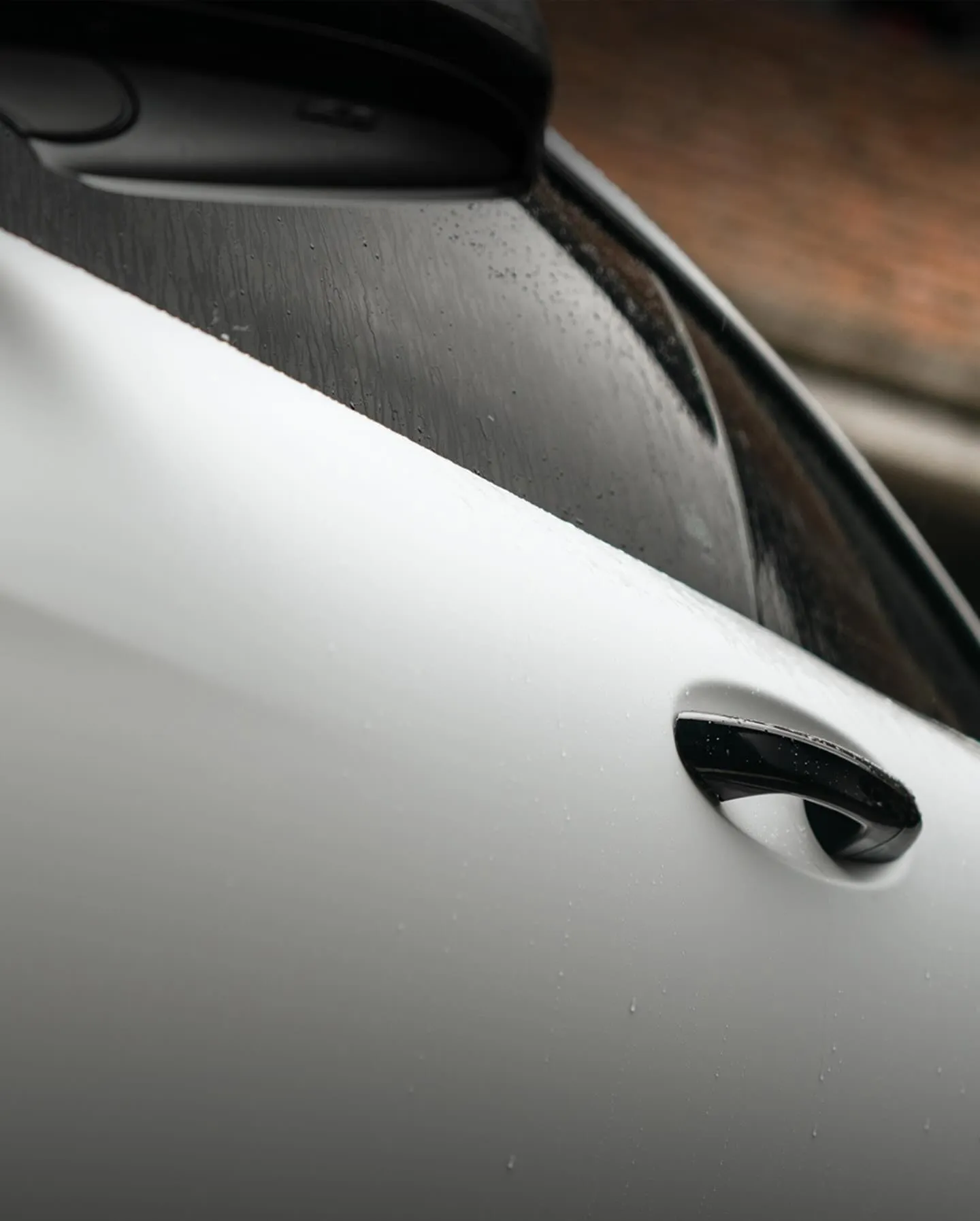 Mercedes AMG GT, оклеенный пленкой MC Films SW01 Super Matte Metal Frosted White. View 2