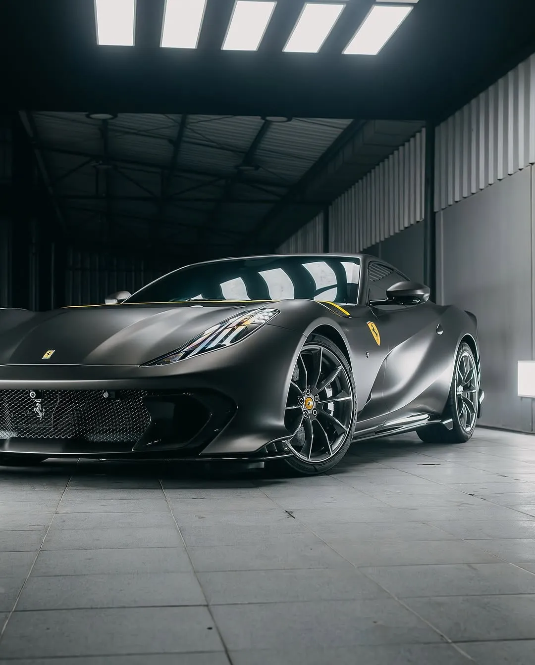 Ferrari 812 in Inozetek Dynamic PPF Gloss Tungsten Grey. View 1