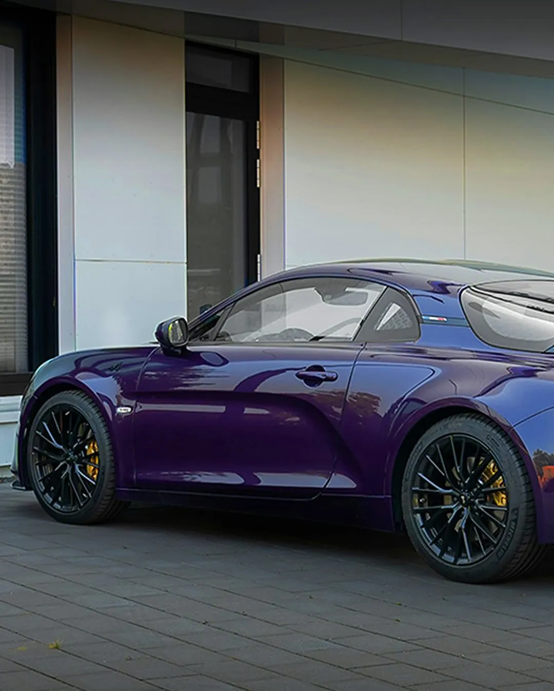 Alpine A110 в пленке Super Gloss Venetian Purple. - изображение 5