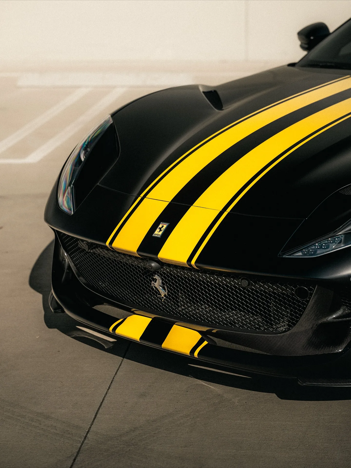 Ferrari 812 styled and protected with Inozetek Dynamic PPF Satin Midnight Black - изображение 7