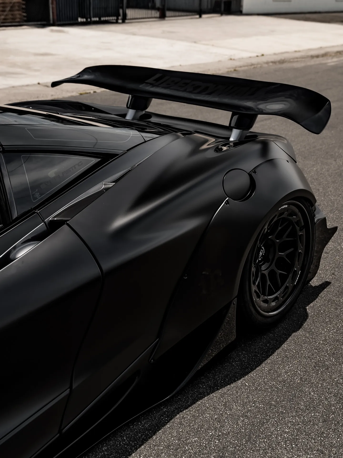 McLaren 720S wrapped in Inozetek Dynamic PPF Satin Midnight Black. View 1