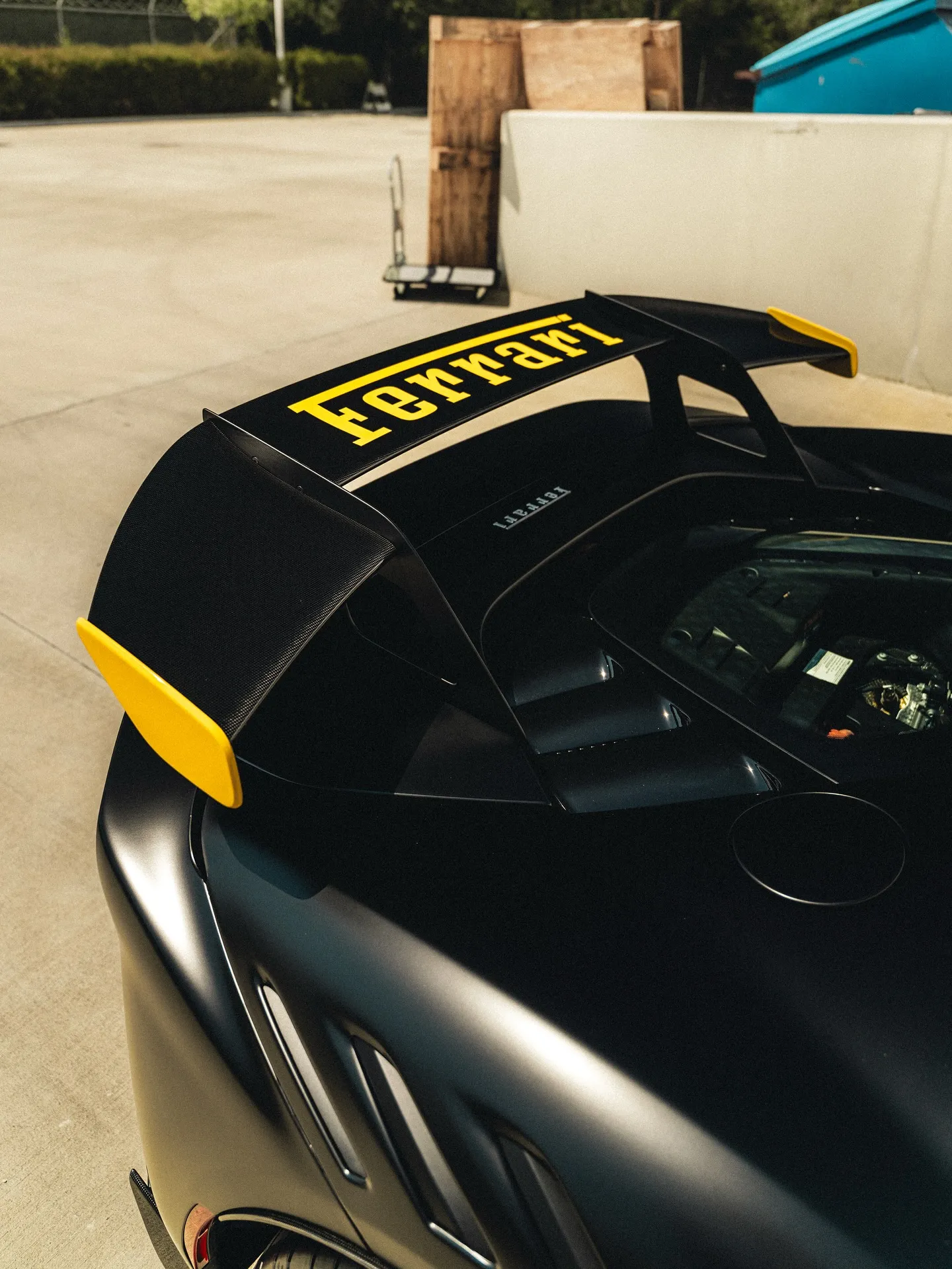 Ferrari SF90XX protected with Inozetek Dynamic PPF Satin Midnight Black. - изображение 5