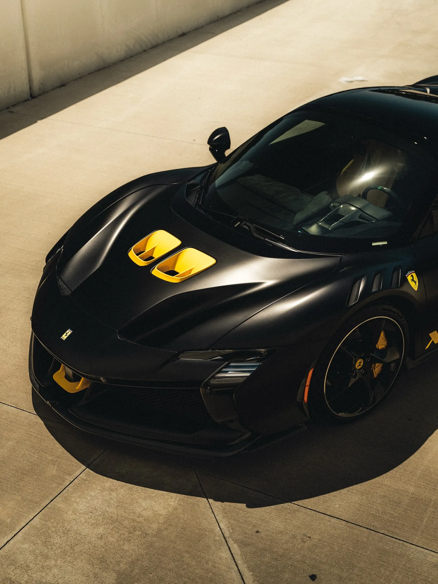 Ferrari SF90XX protected with Inozetek Dynamic PPF Satin Midnight Black. - изображение 4