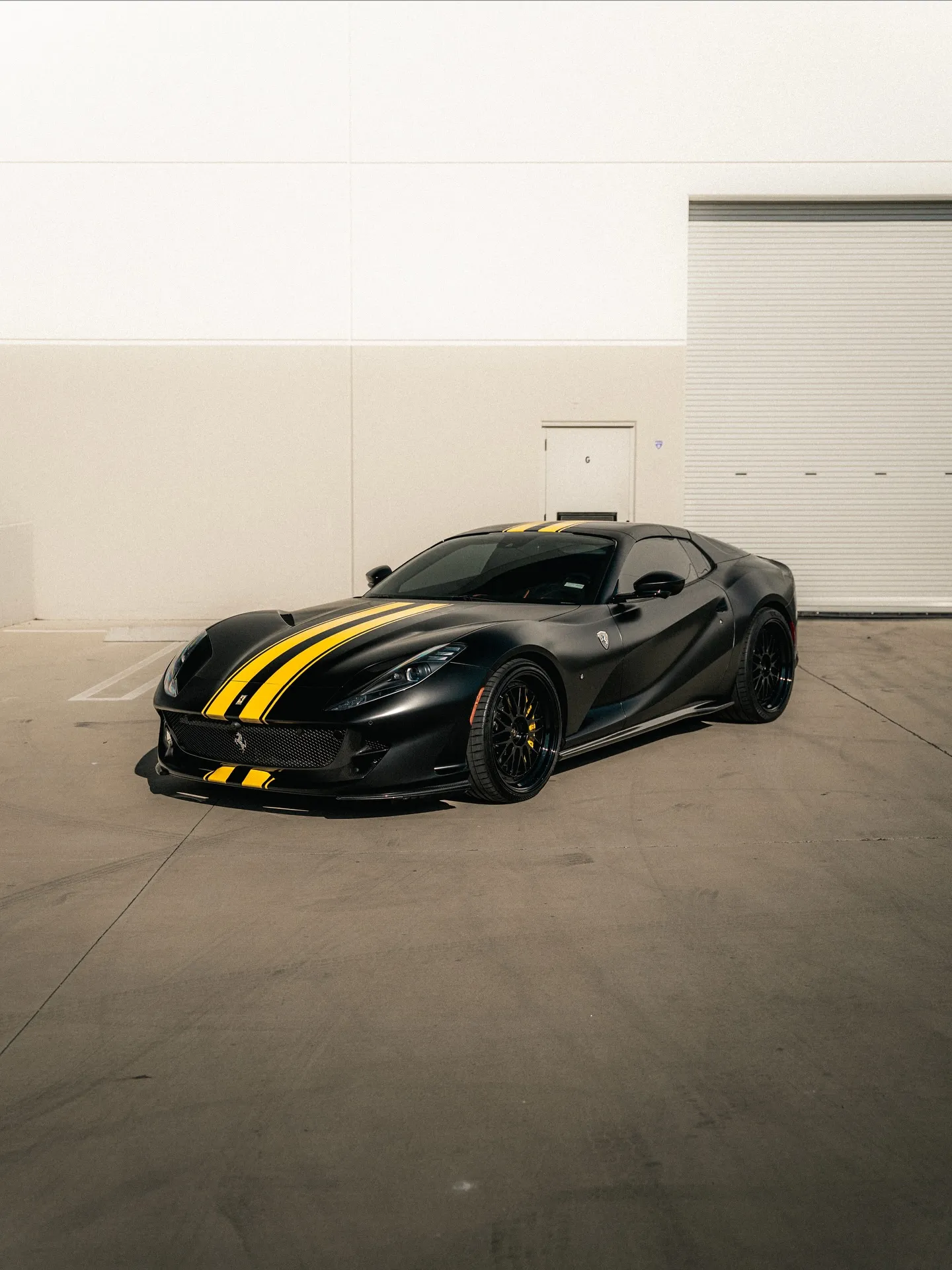 Ferrari 812 styled and protected with Inozetek Dynamic PPF Satin Midnight Black